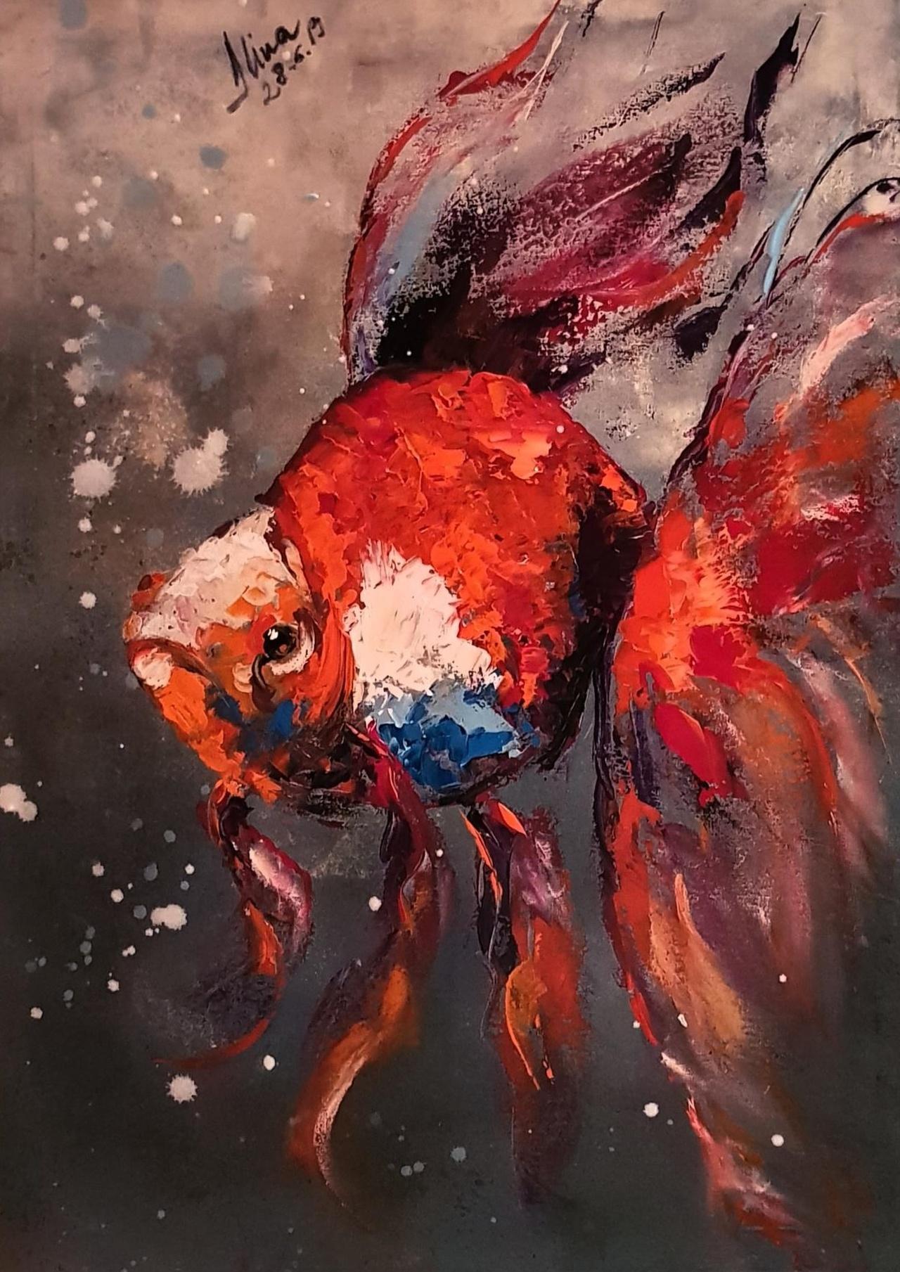 ArteDiAlina.com painting: under water